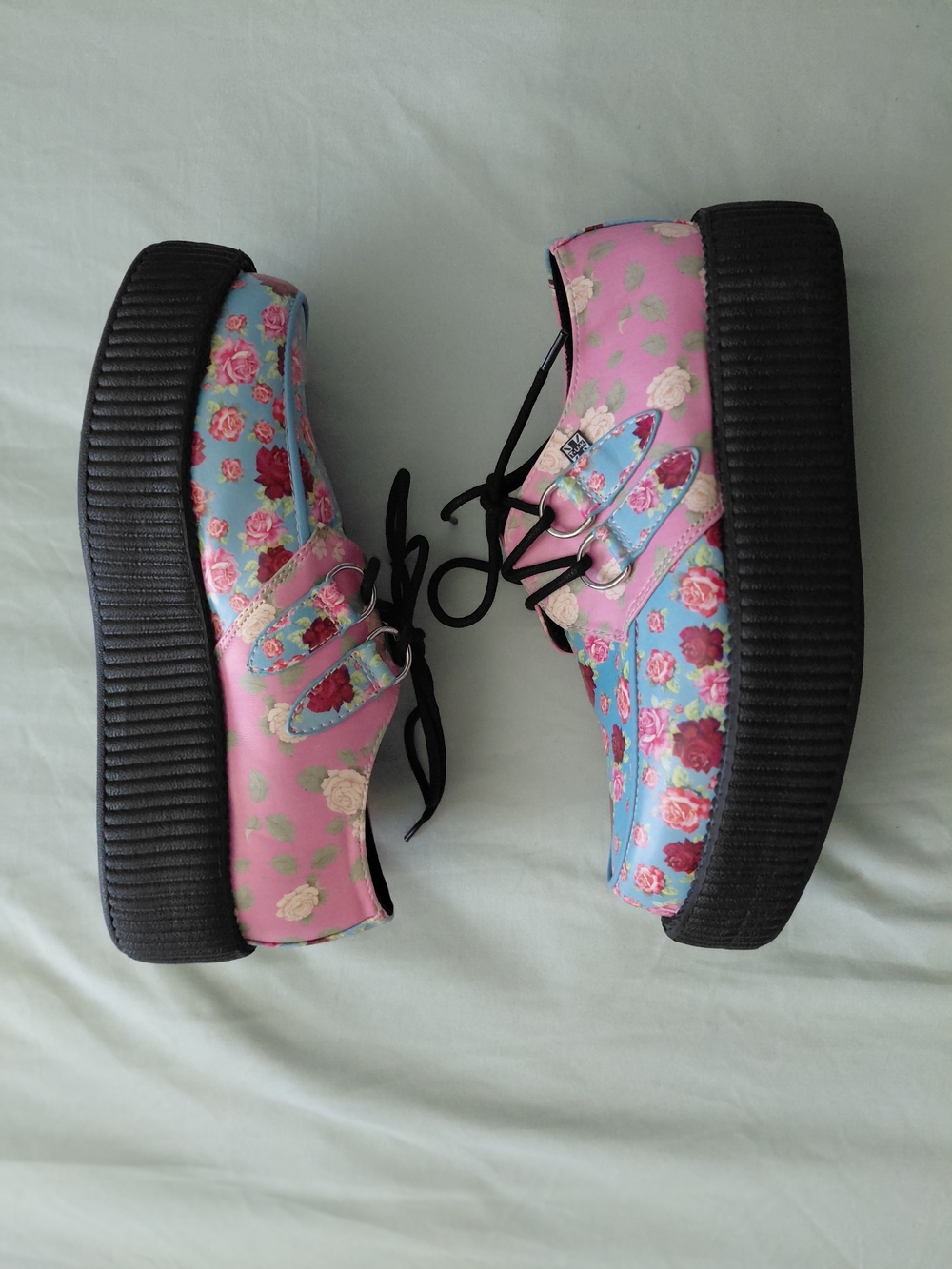 T.U.K. Creepers Mixed Floral Pattern - Picture 5 of 7